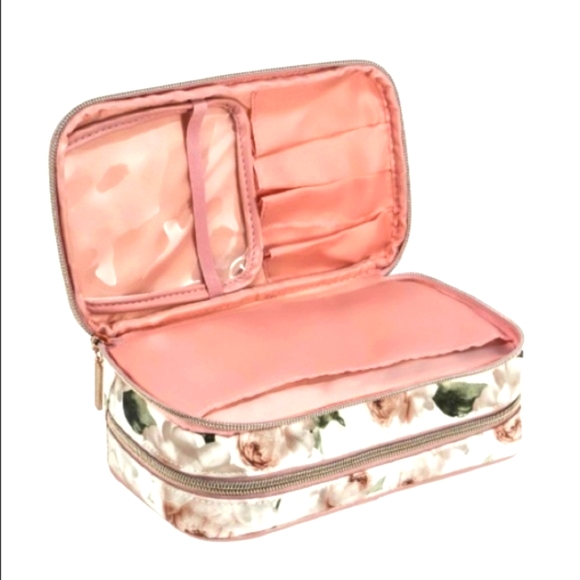 ItsJudyTime Handbags - Rose Make-Up/Cosmetic Organizer Bag